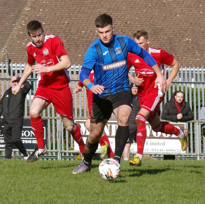 Ashley Bevan - came off bench to score twice for Hakin United