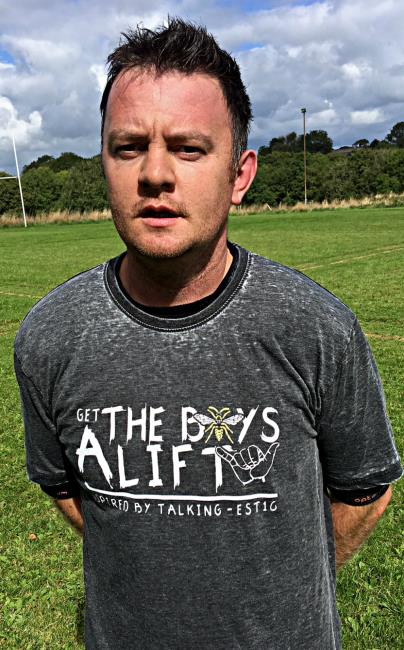 James Lewis played well for Llangwm