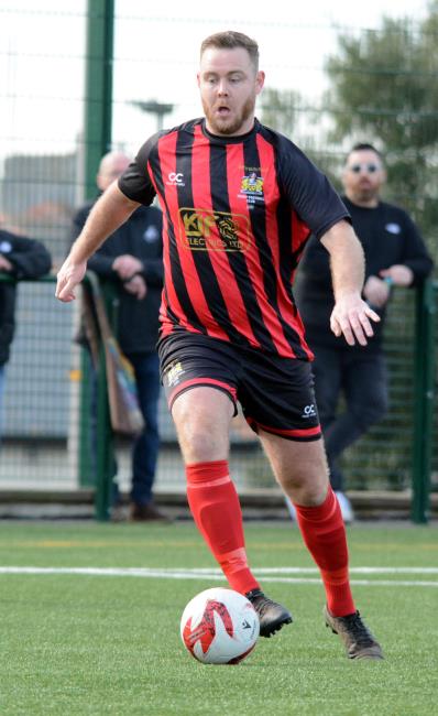 Joe Leahy - scored twice for Tenby