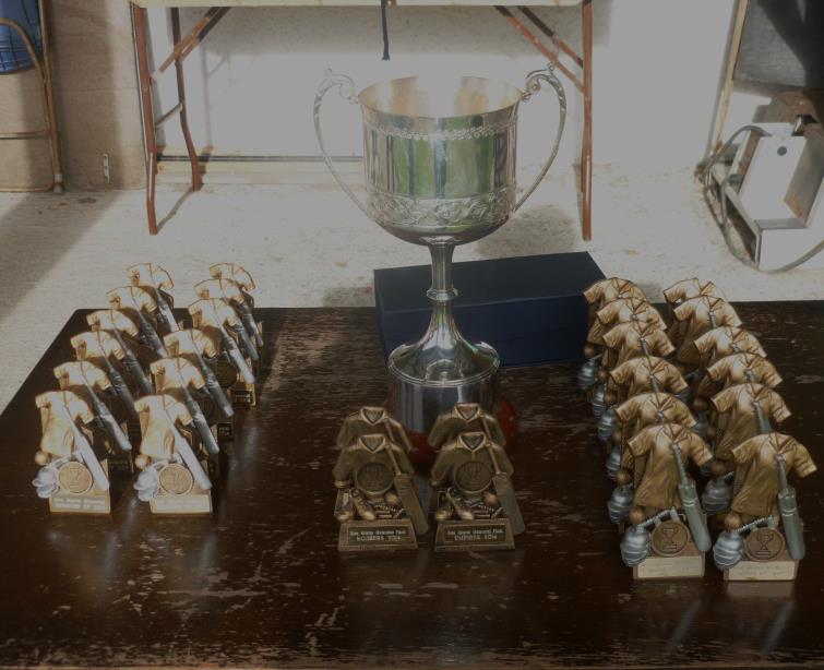 Ken Morris Cup trophies