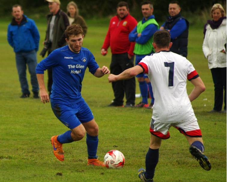 Laurie Haworth goes on the attack for Merlins Bridge