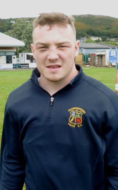 Lewis Davies - opened scoring for Fishguard