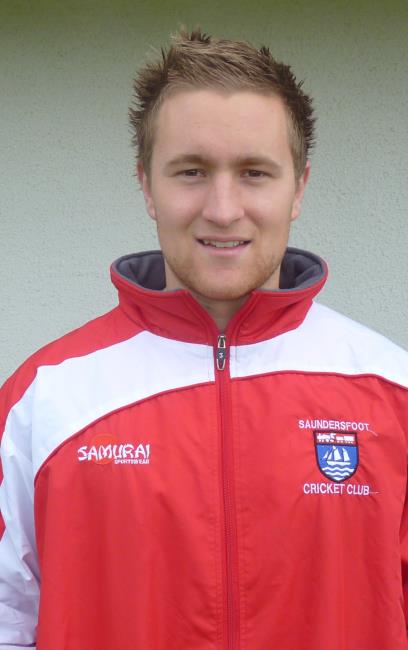 Yannic Parker - a try for Tenby at Burry Port