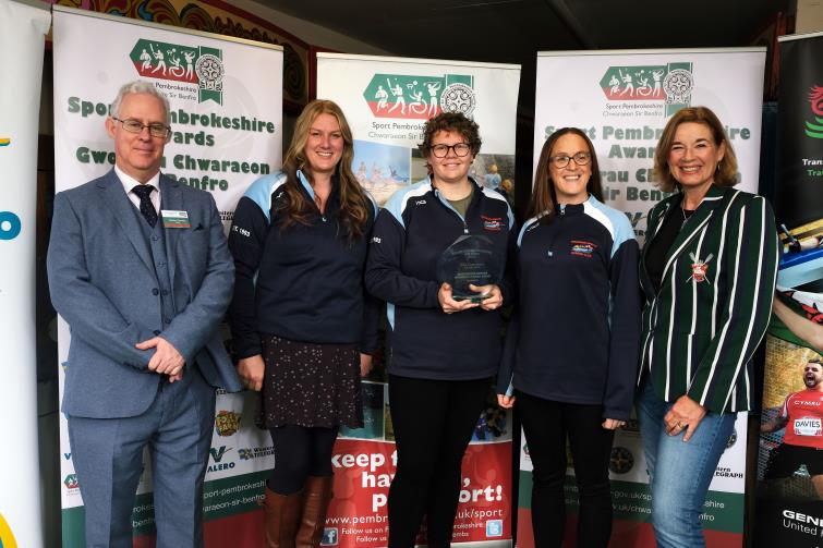 2022 - Team Achievement Wisemans Bridge coxed squad