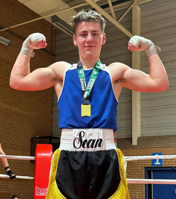 Sean Bolger celebrating his latest win