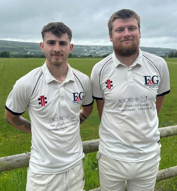  Matthew and Scott Delaney - batted really well for Fishguard