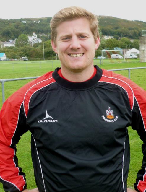 Dan Colley - push-over try for Tenby