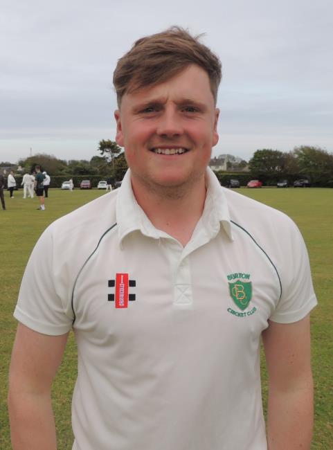 Toby Hayman - top score with 40