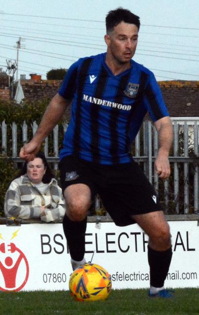 Ryan Wilson - the Hakin United captain scored twice at Tish