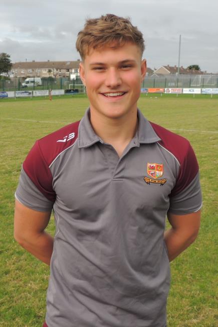 Osian Hill - two tries for Crymych