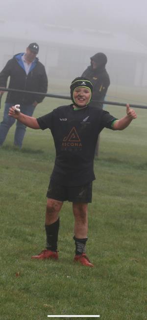 Thumbs up for Logan Kinnersley