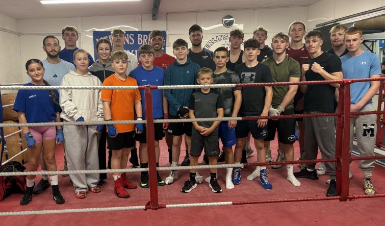 Some of the talented boxers hoping to a chance to box for Merlins Bridge ABC