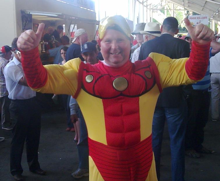 Superhero Ian Minksie Milsom