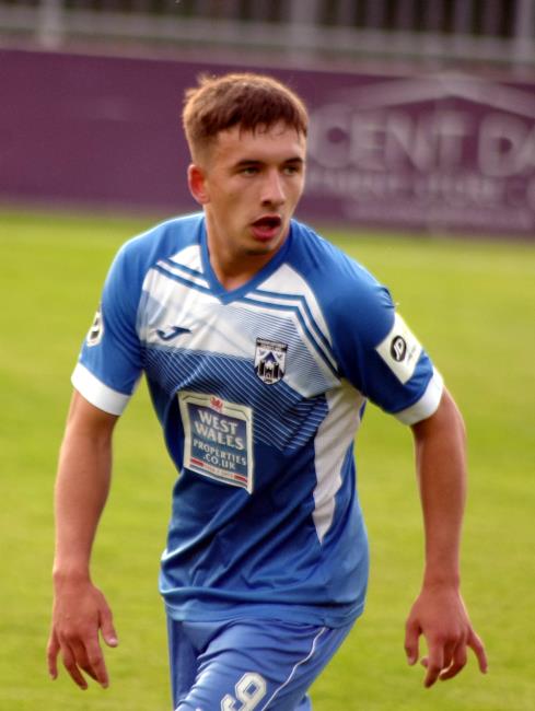 Ben Fawcett equalised with a terrific header for Haverfordwest County