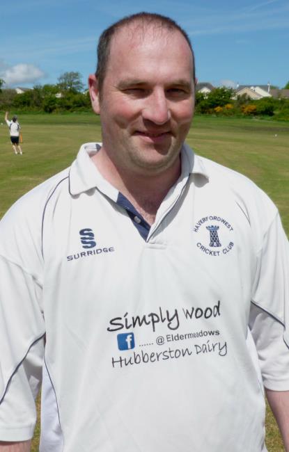 Simon Holliday - batted well for the Vets B