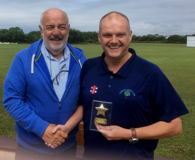 Richard Howell and writer Bill Carne at a recent final