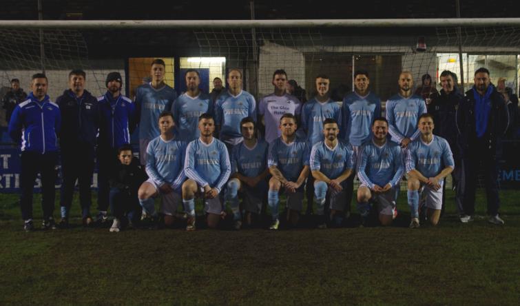 The Merlins Bridge squad line-up The Merlins Bridge squad line-up