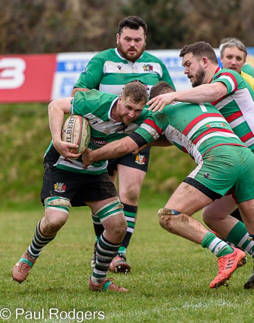 Calum Evans also scored for The Borderers (Paul Rodgers)