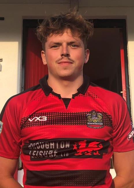 Cam Broadhust - try hat-trick for Tenby United