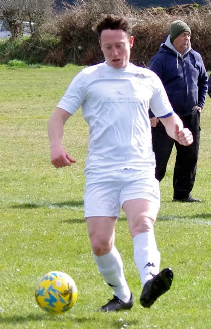 Anthony Couzens bagged stoppage time cup winner for Fishguard Sports