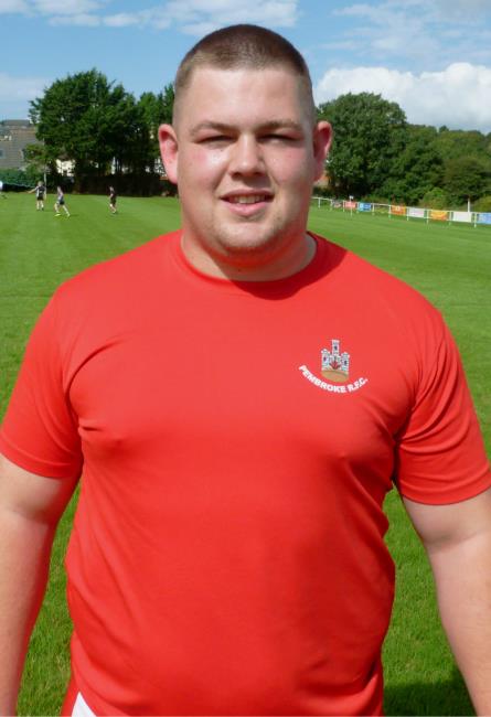 Dom Colman - hat-trick of tries for Pembroke back-rower