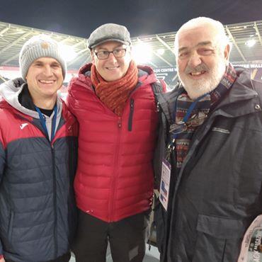 Fraser Watson, Gordon Thomas, and Bill Carne