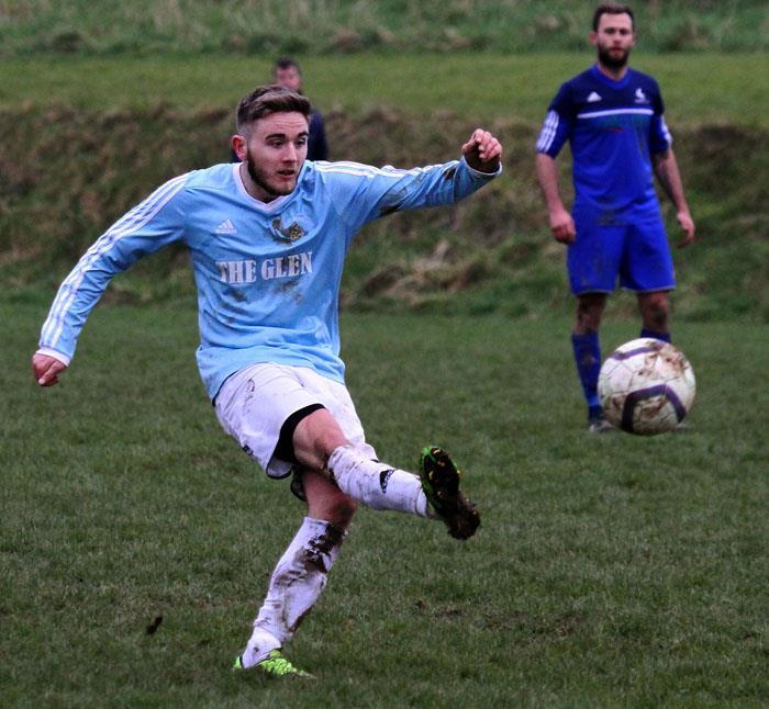 Jordan Raymond - opened the scoring for Fishguard Sports
