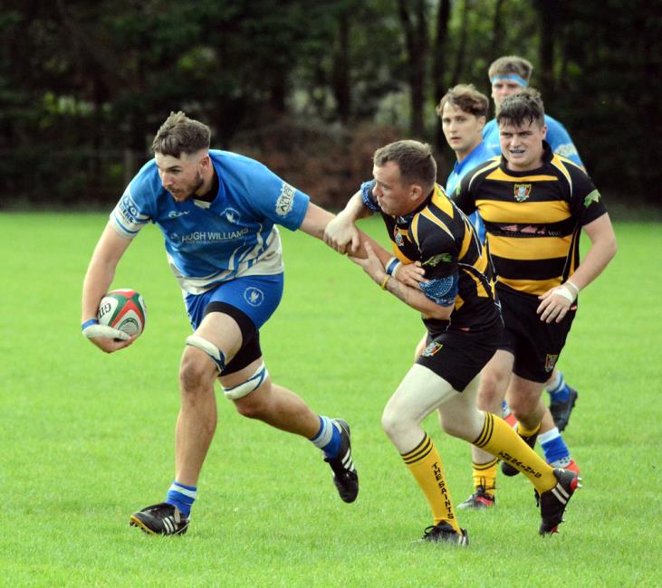 Karl Busch - two tries for Haverfordwest at St Davids