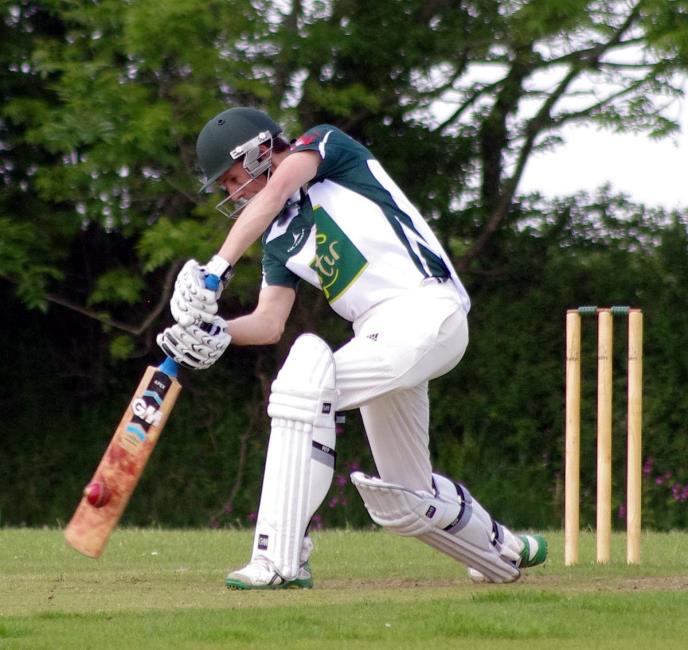 Luke Hayman struck a useful 40 runs for Burton