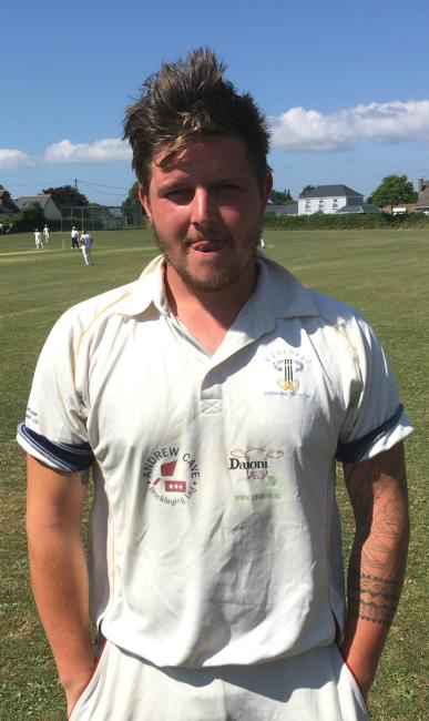 Rhys Beard - runs and wickets for Llechryd