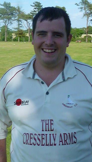 Scott Arthur - batted well for Cresselly 2nds