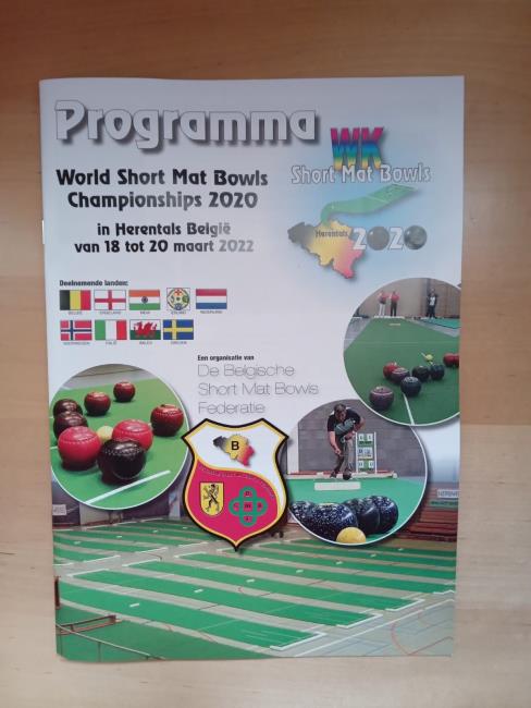 The World Championship programme - a great memento for all three