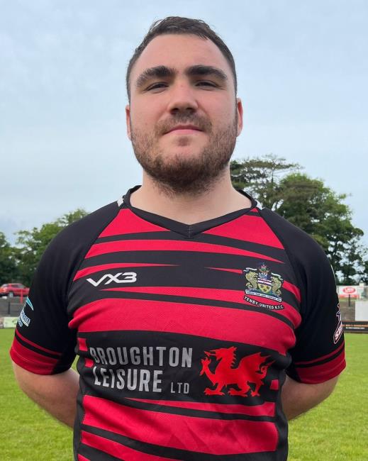 Dai Jones - a try for the Tenby United scrum half