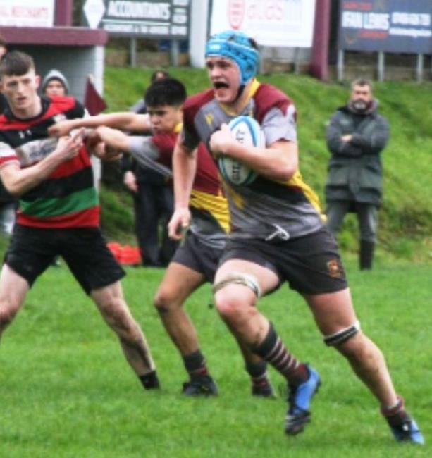 Iestyn Wood - three more tries from the Crymych skipper