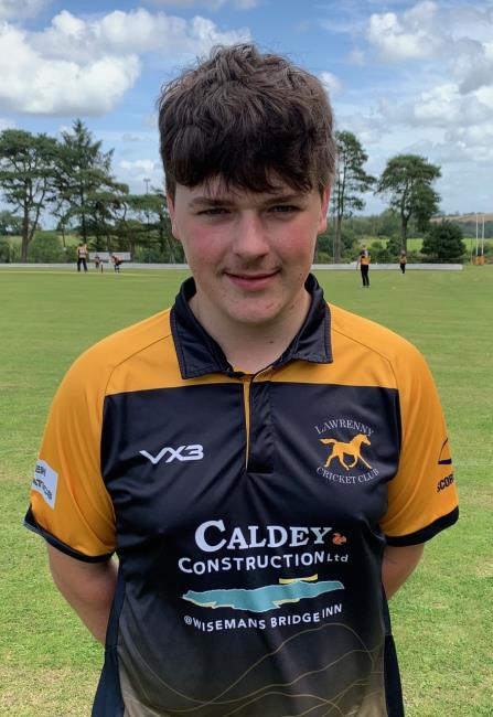 Rhys Eynon batted really well for Lawrenny as they beat Carew
