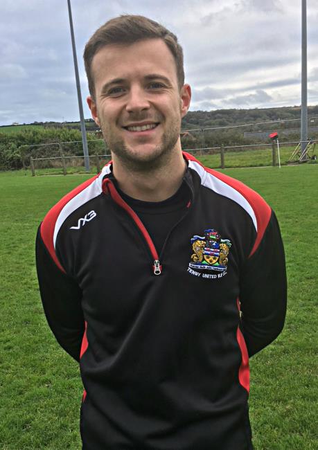 Matthew Morgan - key try for Tenby United