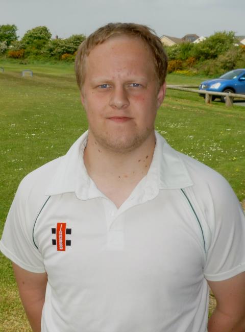 Jack Bowen with typical hard hitting for Whitland