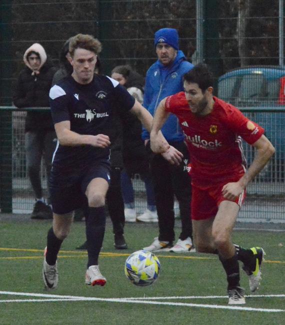 James Hinchliffe presses forward for Carew