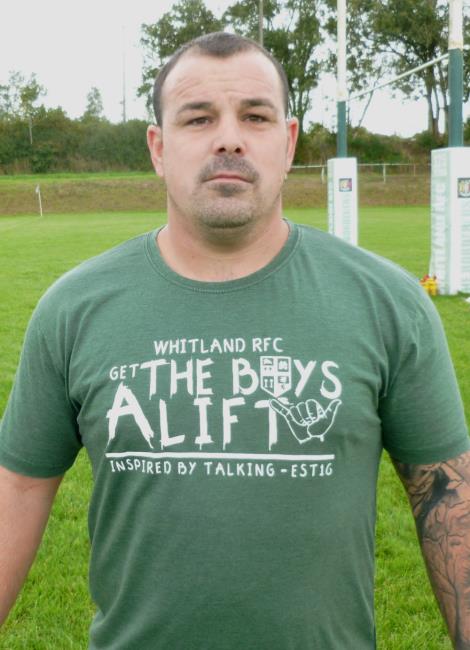 Marc Jones - led Whitland to victory with a try