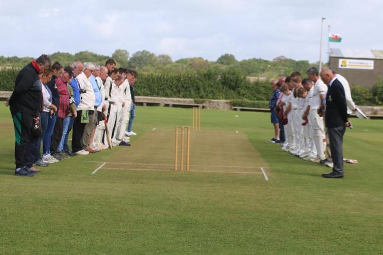 A poignant minutes silence