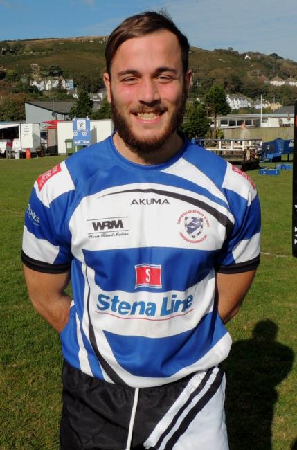 Chris Shousha - two tries for Fishguard back rower