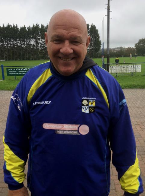 Gary Price - Laugharne coach looking for a vital victory at Bierspool