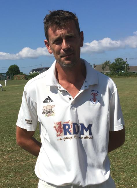 Graham Keen - top wicket-taker for Llechryd