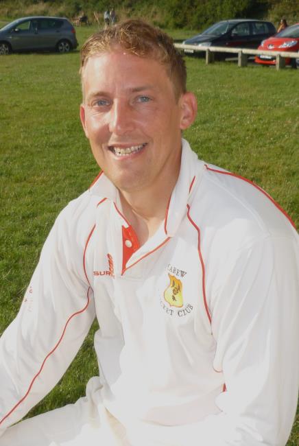 Haydn Shapcott - batted well for Carew 2nds