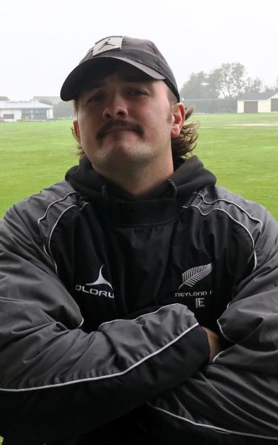 Iestyn Evans - outstanding for Neyland - and scored their try