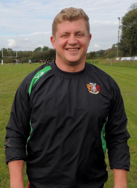 Jack Mason - close-range try for Whitland No 8