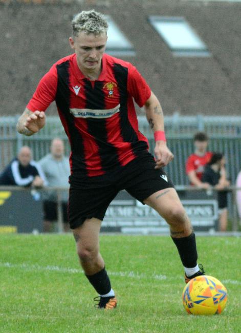 Will Haworth - three assist for the Goodwick wide-sided midfielder against Clarby Road