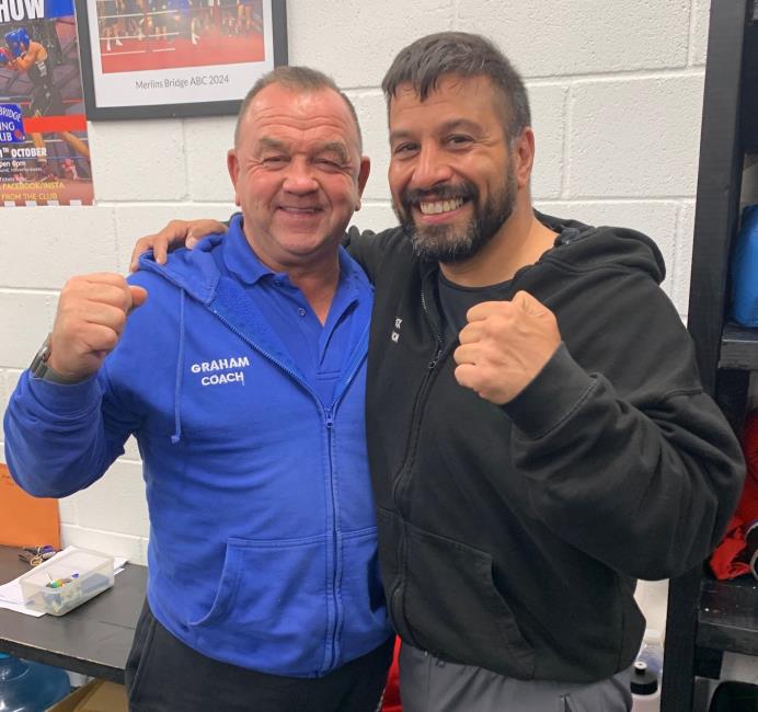 Alex with Graham Brockway