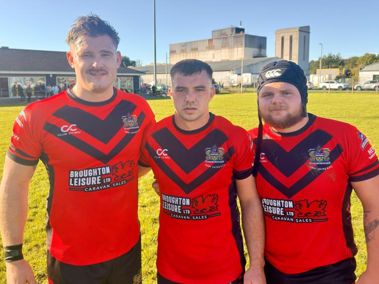 Seasiders try scorers - Luke Dedman, Josh Hamer and Iwan Duffy