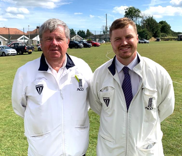 Umpires - Gareth Brace and Will Ridge